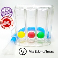 Incentive Spirometer #Spirometry #3 Balls Spirometer #Exercise Lung #Ready Stock