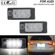 For Audi A4 B8 A3 A6 C7 Q3 Q5 TT Number Plate LED Lamps No Error 2PCS Second Generation Built-in Can