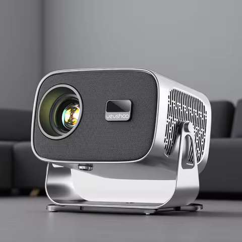 VEVSHAO A12 Projector Mini Portable LED Video Android 13.0 WIFI 6 Mirror SmartPhone for 1080P 4K Vid