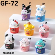 HP GANTUNGAN GF-72 Resin clay goody bag manyue decoration 3d diy sanrio glossy kuromi melody hk cinn