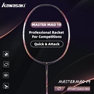 Kawasaki Professional Badminton Racket Master Mao 19 4U Full Carbon 18-32LBS For Professional Attack