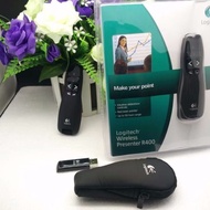 Local inventory Original R400 Wireless Presenter Red Laser Pointer PPT USB, Red