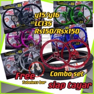 dynopro D3 sport rim siap tayar maxxis diamond y15 y16 LC135 RS150 RSX150