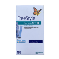 Abbott FreeStyle Optium Blood Glucose Test Strips 50 / 100 Sheets | Free Style Optium Test Strips (Exp:Latest)