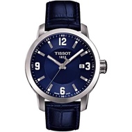 Tissot T Sport PRC 200 Blue 39mm Dial Blue Alligator Leather Strap Men