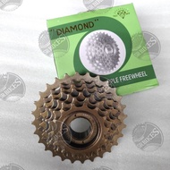 7 Speed Bicycle Freewheel Kriwil Gear. THREAD. DIAMOND DIAMOND