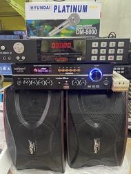 [Karaoke set] Konzert KCS-222 micro component system 2500w + Platinum KBOX 2 latest update free plat
