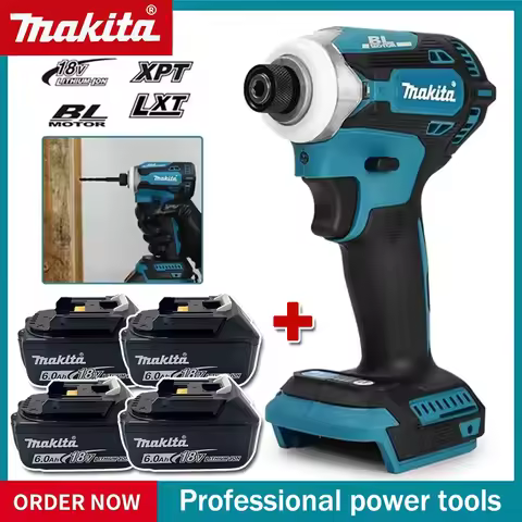 Makita DTD171 Brushless Impact Driver Rechargeable Screwdriver Drills Cordless Power Tools 18V BL Mo