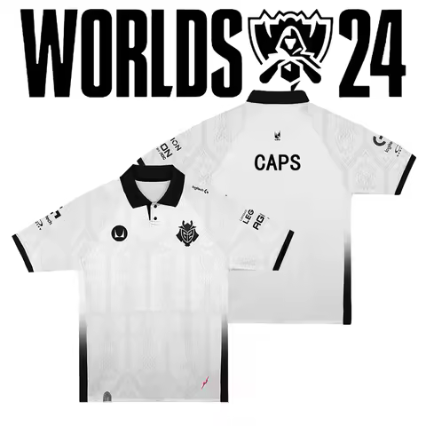 2024 New G2 E-sports Club World Finals Limited Jersey League Of Legends Lec Polo Support Team Unifor
