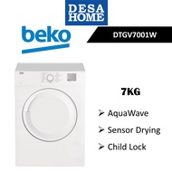 [FREE DELIVERY WITHIN KL] BEKO DTGV7001W  7KG AIR VENTED TUMBLE DRYER