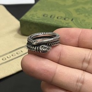 【香港直供】Gucci古馳靈蛇造型戒指 蛇形指環 頂級工藝實拍