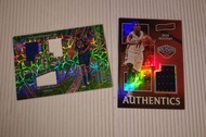 Tim Hardaway Jr #/25 Jrue Holiday #/175 Triple JERSEY PATCH PRIZM Scope HOLO Lot/each 低限號 球星两色三球衣 青檸