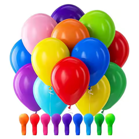 50/100pcs Balloons Rainbow Round Matte Balloon 5inches Wedding Happy Birthday Holiday Unique DIY Dec