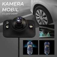 Blindspot Car Camera Front Rear Waterproof Car Dashcam with LED