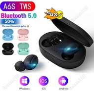 Bluetooth earphones A6S TWS 5.0 Wireless Bluetooth Earphones sport Earbuds Bluetooth Headset With Mic For Xiaomi Samsung Huawei smartphone