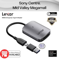 Lexar CFexpress Card Reader Type B USB-C Reader USB-A adapter included (USB 3.2 Gen 2) - RW510