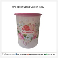 [Tupperware Brands] One Touch Spring Garden 1.2L | balang kuih | kedap udara | kerepek rangup