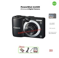 Canon PowerShot A1400 HD 16MP Compact Camera กล้องดิจิตอล 5X Lens Zoom 28-140mm เลนส์คมชัด 720p Vide
