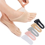 5 Pair Ortho Toe Compression Socks, No Show Socks, Toe Socks For Women Five Finger Socks, Full Toe Y