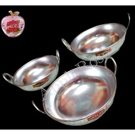ALUMINUM ANODIZED KADAI WITH DOUBLE HANDLE/INDIAN WOK/PERIUK BELANGA/ KUALI DONUT/ FRY PAN