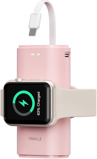 Iwalk DBL9000W Portable Apple Watch Charger 9000mAh Power Bank with Built in Cable Apple Watch and P