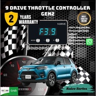 9 Drive Throttle Controller Toyota Raize Series Recap ECU Piggyback 9Drive