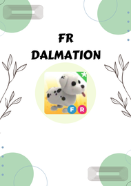 Adopt me pets/ Fly ride Dalmation (FR)