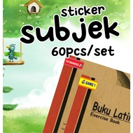 Sticker Subjek Mata Pelajaran sekolah agama & kebangsaan fancy