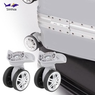 [Simhoa] 2x Replacement Luggage Wheels A19 360 Degree Rotation Universal Heavy Duty Luggage Mute Whe