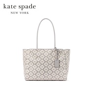 Kate Spade New York กระเป๋าโท้ท/กระเป๋าทรงสี่เหลี่ยมรุ่น Spade Flower Jacquard Large Everything Tote
