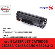 CRE8 LASERJET REMANUFACTURED CATRIDGE CE285A/CB435 CANON 325/312 MFG635/632/631 LBP611Cn 612Cdw