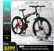 🔥INSTOCKS🔥 24/26 inch 24Speeds  Shimano Foldable Mountain Bike MTB | bike/ bicycle | Mountain Bike / Mountain Bicycle/ MTB  [1-3 Days

Delivery]