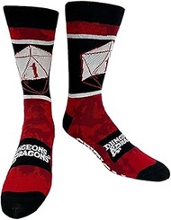 "Sock Talk Dungeons & Dragons D&D Critical Fail Socks Men's Dress Crew Socks. 1 Pair – Image Crit Fa