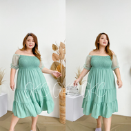 Smoke Star Dress Jumbo | Dress Big Size | Dress Korea | Big Size Dress | Baju Wanita Terbaru | Baju