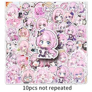 50Pcs Anime Game Honkai Impact 3 Elysia Stickers Phone Suitcase Skateboard Motorcycle DIY Sticker