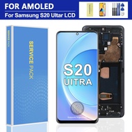 AMOLED S20 Ultra Display For Samsung Galaxy S20 Ultra 4G 5G SM-G988 G988U G988U1 SM-G988B/DS Touch S