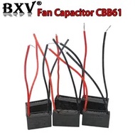 1PCS CBB61 450V 0.8UF-12UF Terminal Ceiling Fan Motor Operation Rectangle Capacitor 0.8UF 1.2UF 2UF 