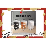6-DOORS ALUMINIUM RACK / KITCHEN CABINET / STORAGE CABINET (3 COLORS) (FREE DELIVERY AND INSTALLATION)