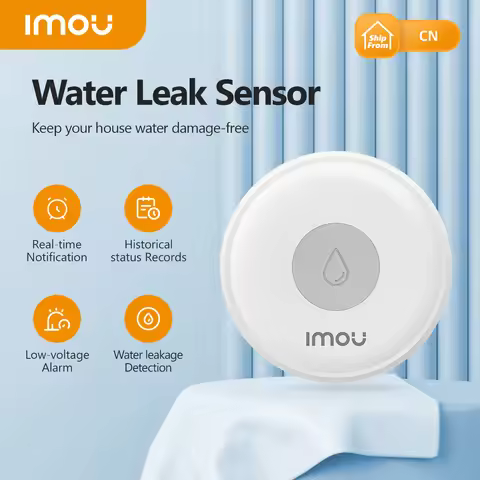 IMOU Smart Water Leak Sensor WiFi Zigbee IP66 Water Immersion Detection Alarm IMOU Life App Monitori