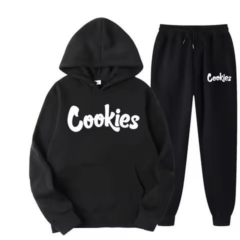 2024 men and women of the same fashion trend hoodie casual two-piece suit jacket pants fashion brand