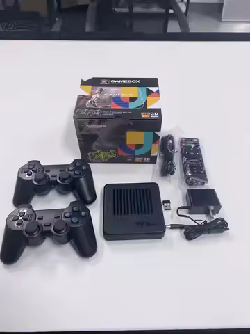 G11pro Retro HD 4K TV Video console with 20000 Preloaded Games and Two Wireless Controllers for Kids