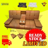 premium Sofa Bed Kulit Elegan Sofa Tamu Minimalis 2 - 3 seater 180