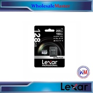 Lexar 128GB Professional SILVER PLUS UHS-I microSDXC Memory Card with SD Adapter LMSSIPL128G-BNANG