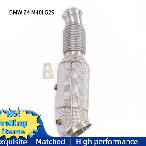 Exhaust Header Downpipe for BMW Z4 M40i G29 B58 Engine High Flow Stainless Steel Exhaust Pipes Dump 