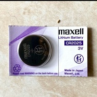 Original maxell CR2025 CR 2025 Battery remote control car, toy, calculator, watch, etc.