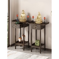 New Chinese Style Altar Altar Incense Burner Table Home Modern Minimalist Buddha Shrine Tribute Table a Long Narrow Tabl