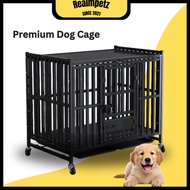 Realmpetz Premium Dog Cage Thicken Dog Cage Rabbit Pet Cage Pet House Dog Metal Cage Steel Playpen Dog Fence