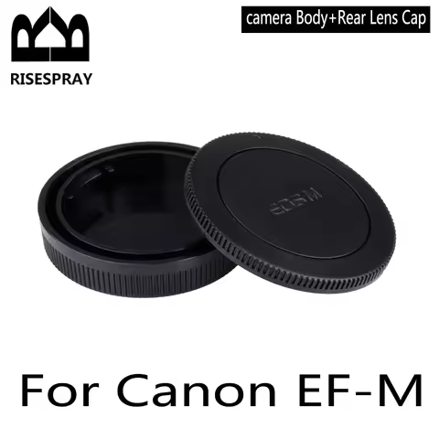 Camera Front Body Cap or Rear Lens Cap replace R-F-4 for Canon EOS M EOSM M2 M3 M5 M6 Mark II M10 M5