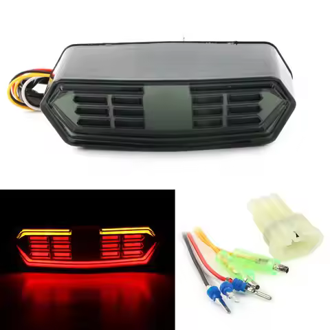 Motorcycle LED Brake TailLight Integrated Turn Signal Light For Honda Grom 125 MSX125 CB650F CBR650F