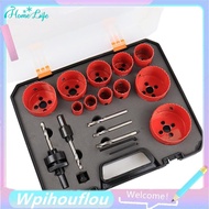 [HoME&life] 19 Pcs M42 Bi-Metal Hole Saw Kit 19-68mm for Metal Drilling Tube Drilling